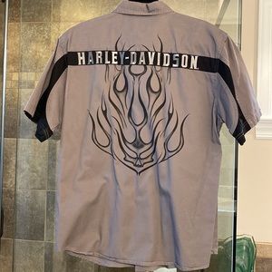 Harley Davidson button down, worn once